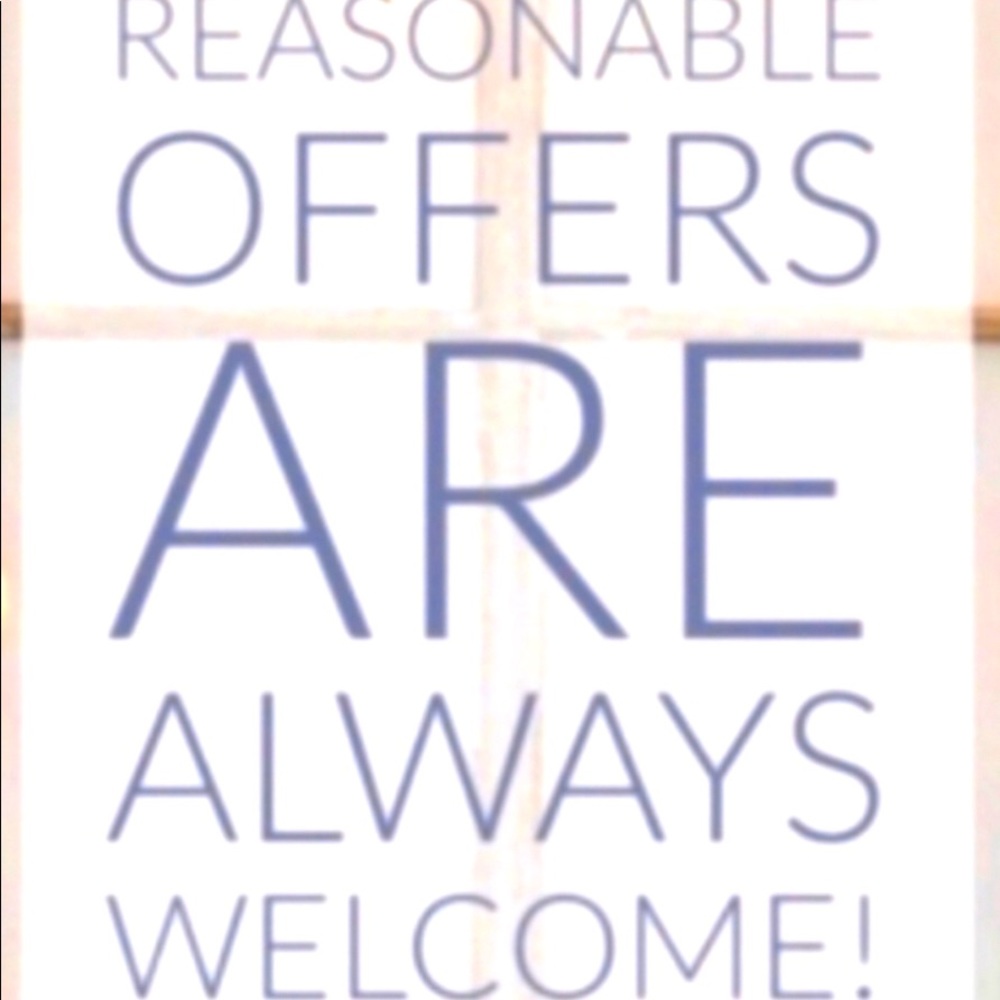 Reasonable offers are welcomed!
